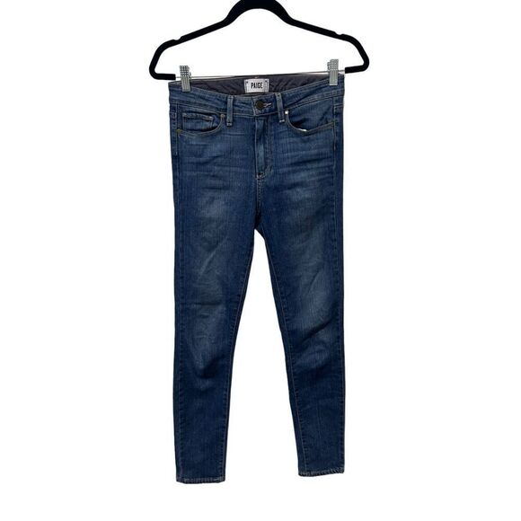 Paige Hoxton Ankle Liden Medium Wash size 26 Classic Staple Versatile - Picture 1 of 10